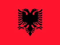 [Translate to English:] Flagge Albanien